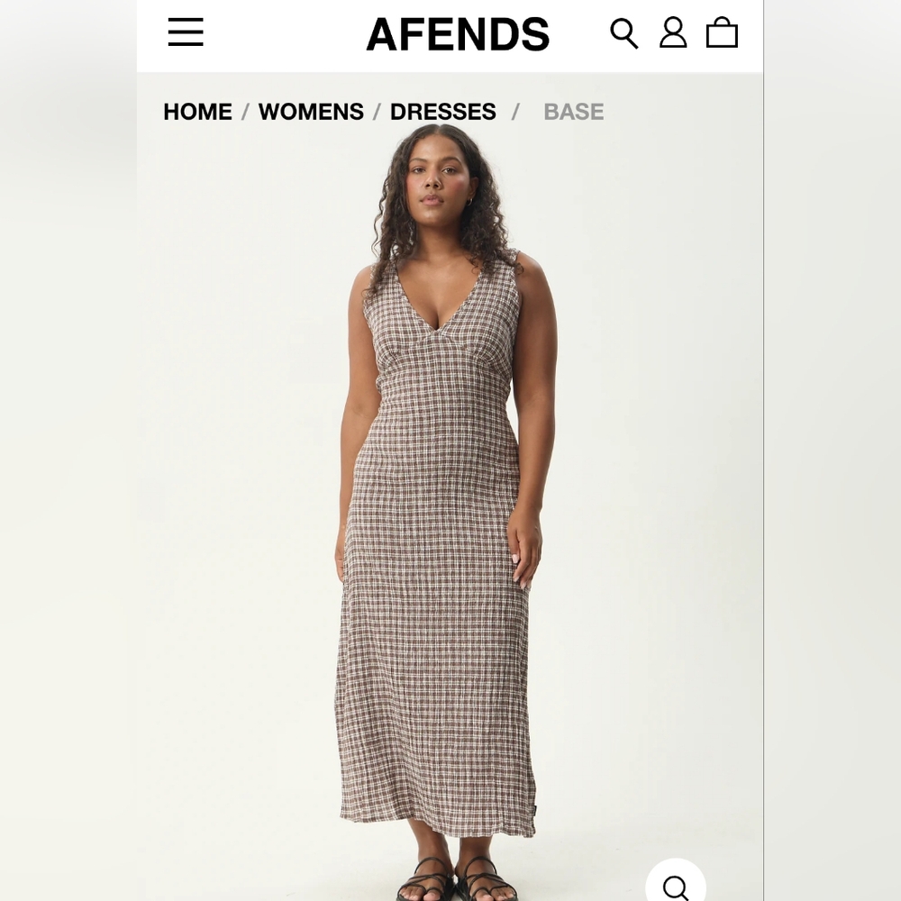 Afends Seersucker Dress